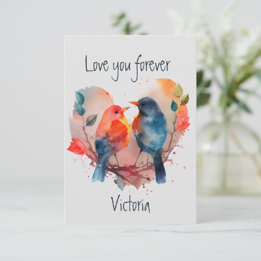 ラブユーフォーエバーバード名前をカスタムする (スタンド正面)