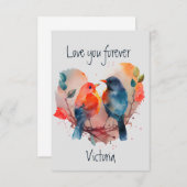 ラブユーフォーエバーバード名前をカスタムする (正面/裏面)