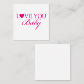 ラブユーベビー ノートカード (正面/裏面)