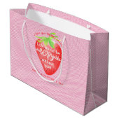 ラブユーベリーマリーストロベリースイートバレンタイン ラージペーパーバッグ (裏面アングル)