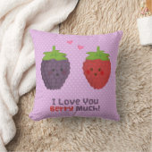 ラブユーベリーマルーヴァレンティーンズプン クッション (ブランケット)