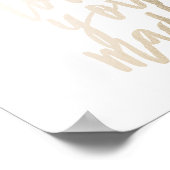 ラブユーマディーフォイルアートプリント ポスター (角)