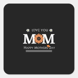 ラブユーママデザイン スクエアシール