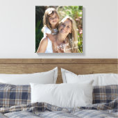 ラブユーマママママママザーズデイ誕生日フォトキャンバス キャンバスプリント (インサイチュ (寝室))