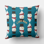 ラブユーマママラグジュアリーユニークリビング装飾用クッション クッション (裏面)