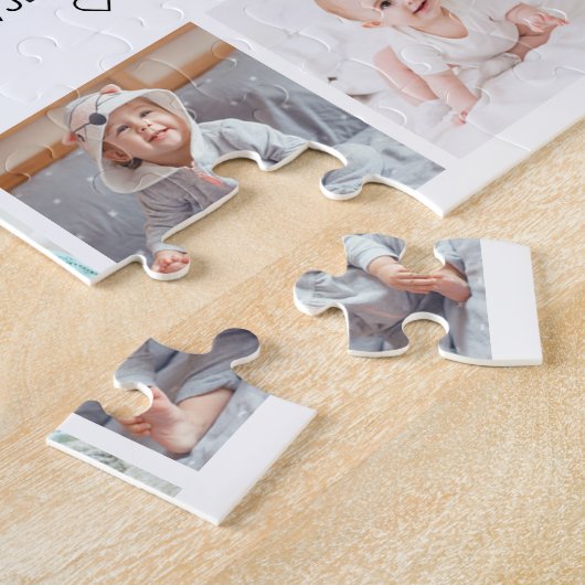 ラブユーママ家族フォトコラージジグソーパズル ジグソーパズル (側面)