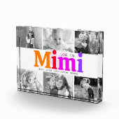 ラブユーミミカラフルレインボーモダンコラージュ6 フォトブロック (右)