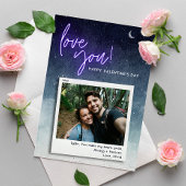 ラブユームーンスターカスタムズ写真バレンタインデー カード