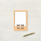 ラブユーラテコーヒー ポストイット (デスク上)