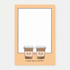 ラブユーラテコーヒー ポストイット