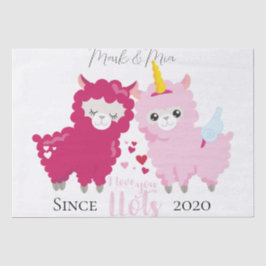 ラブユーロッツ ラマ カスタマイズ ギフト 彼 彼女 薄葉紙