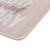 ラブユー前向きズトゥデイパステルピンク引用文 カッティングボード (角)