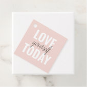 ラブユー前向きズトゥデイパステルピンク引用文 フェイバータグ (インサイチュ)