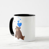 ラブユー名前をカスタムするそんなにおもしろい引用文マグカップ マグカップ (正面左)