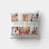 ラブユー名前をカスタムするフォトコラージュ装飾用クッション クッション (正面)