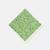 ラブユー文字アート スタンダードカクテルナプキン (角)