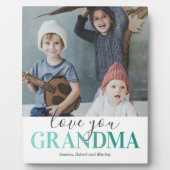 ラブユー祖母写真 フォトプラーク (正面)