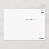 ラブユー赤いハートヴァレンティ結婚ンズ婚約 ポストカード (裏面)