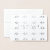 ラブユー（昆虫）オオカバマダラ、モナークの概要 箔カード (封筒付き正面)