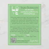 ラブヨガクラスメディテーションホリスティックセラピー チラシ (裏面)