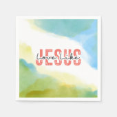 ラブライクイエズクリスチャン感動的引用文 スタンダードカクテルナプキン (正面)