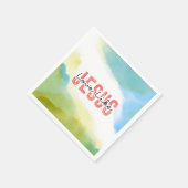 ラブライクイエズクリスチャン感動的引用文 スタンダードカクテルナプキン (角)