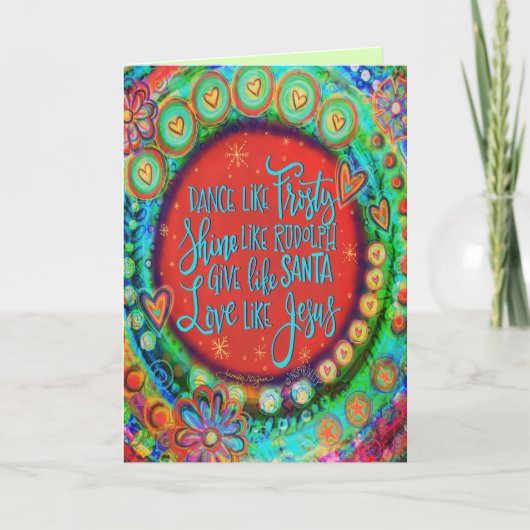 ラブライク感動的イエズス引用文インスピリチュアリティ カード (正面)