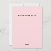 ラブライク格言その他のバレンタイン シーズンカード (裏面)