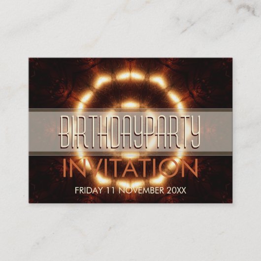 ラブライトサークルポケットサイズ招待状 名刺 (正面)