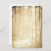 ラブライトシンインヴィンテージレトロ秋の結婚式 招待状 (裏面)