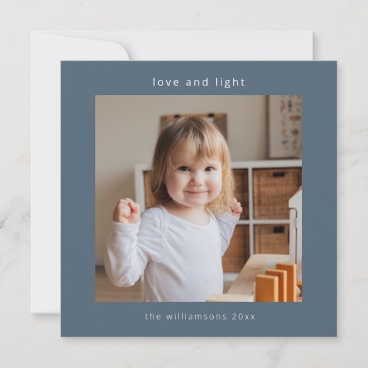 ラブライトダスティブルーハヌカー2フォトスクエア シーズンカード (正面)