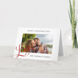 ラブライト付きバレンタインのカード 招待状