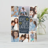 ラブライト&ラトケ | Hanukkahフォトコラージュ シーズンカード (スタンド正面)