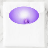 ラブライト、リリー_ 楕円形シール (バッグ)