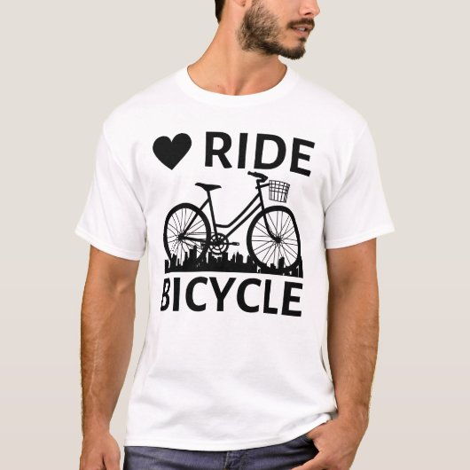 ラブライド自転車 Tシャツ (正面)