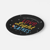 ラブライパーソナライズされたトライクスハヌカーおもしろい ペーパープレート (アングル)