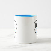 ラブライフとハート形 ツートーンマグカップ (中央)