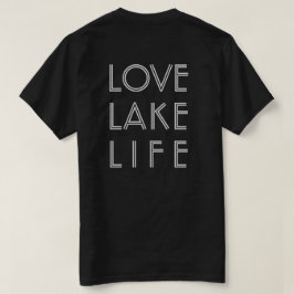ラブライフを湖で カスタム湖名 ダーク Tシャツ