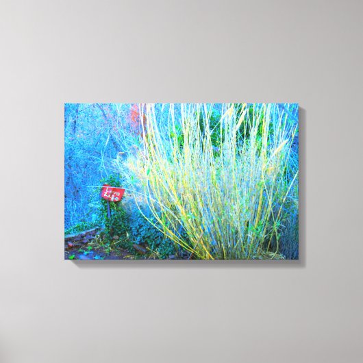 ラブライフガーデンのラップされたキャンバス キャンバスプリント (正面)