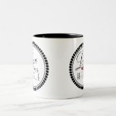 ラブライフズヒアレタイポグラフィ ツートーンマグカップ (中央)