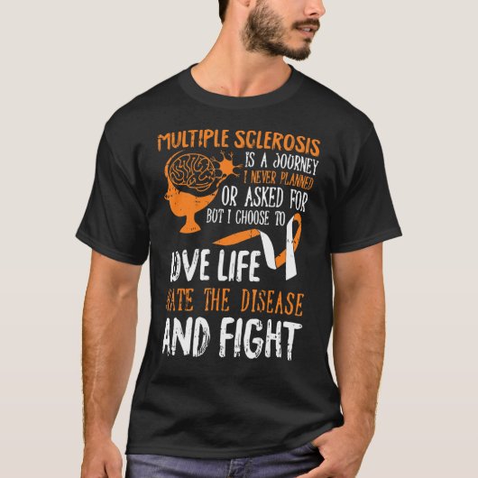 ラブライフ多発性硬化症認識度Ms Warrior Tシャツ (正面)