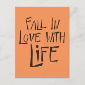 ラブライフ引用文やる気を起こさせる態度はがき ポストカード (正面)