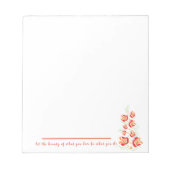 ラブライフ引用文 ノートパッド (正面)