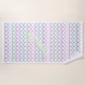 ラブライフ数々のハートビーチタオル ビーチタオル (正面)