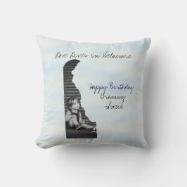 ラブライフDelaware州形カスタム写真 クッション