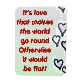 ラブラウンドフラットおもしろい磁石 マグネット