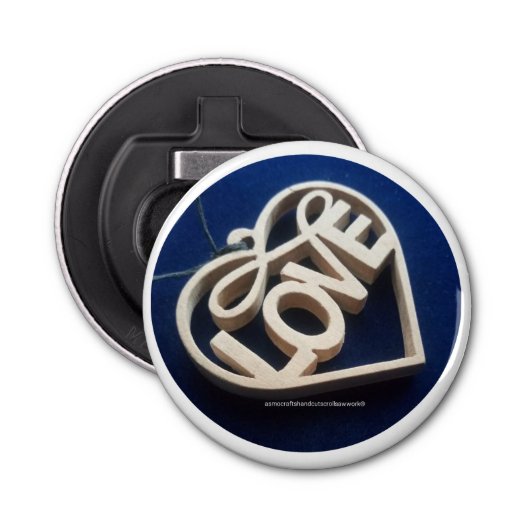 ラブラウンドボトルオープナー 栓抜き (正面)