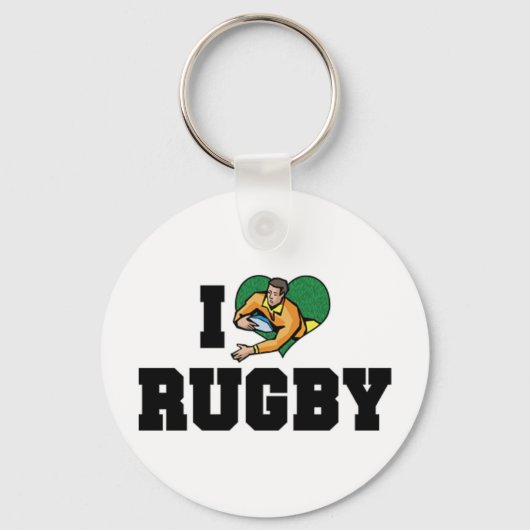 ラブラグビーキーチェーン キーホルダー (正面)