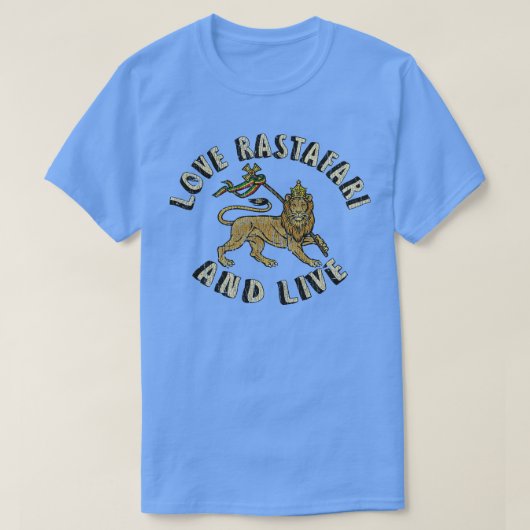 ラブラスタファリとライブ1976 Tシャツ (デザイン正面)