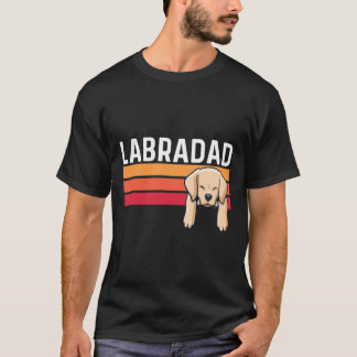 ラブラダラブラドール犬パパメンズイエロー・ラブラドール・レトリーバーオーナーT Tシャツ